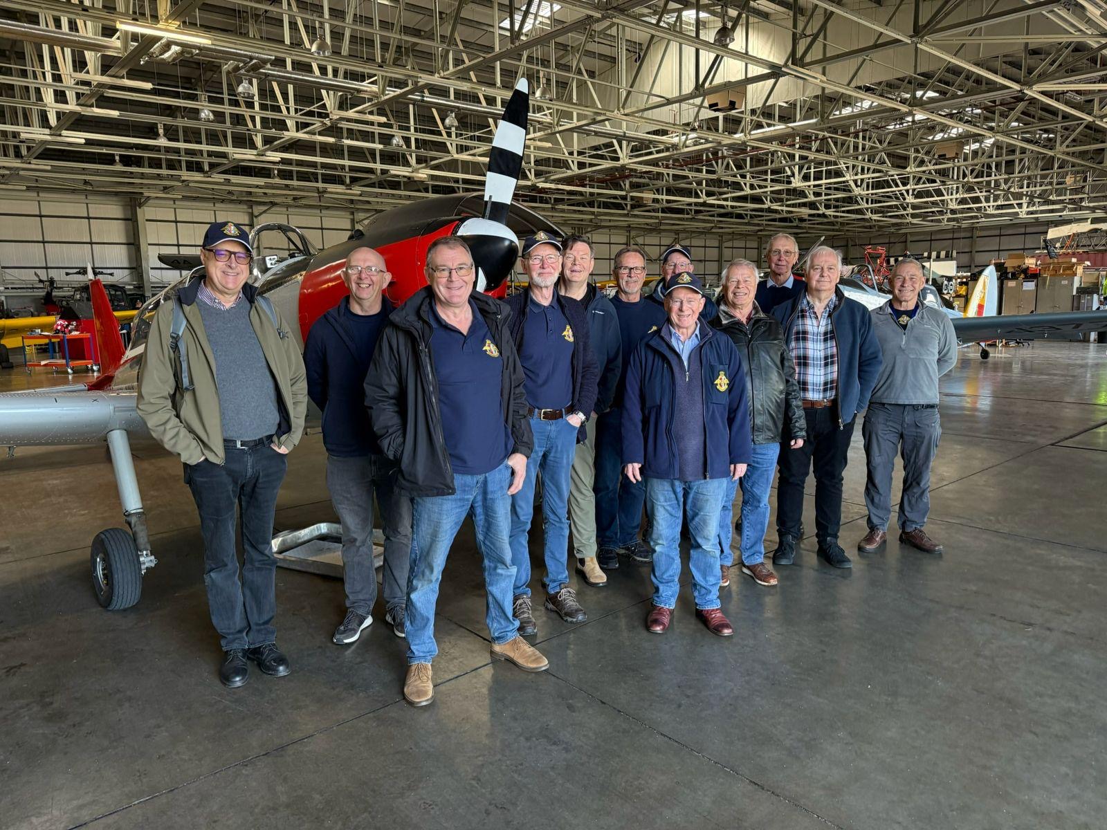 The 'team' in Navy Wings Hangar